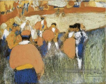 entrer arène Tableau Peinture - Dans l’arène 1900 Cubisme